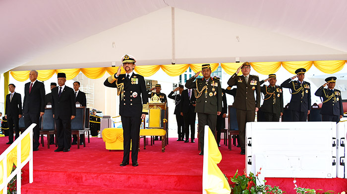 HIS MAJESTY THE SULTAN AND YANG DI-PERTUAN OF BRUNEI DARUSSALAM GRACED THE COMMISSIONING CEREMONY OF PATROL VESSEL KDB AS-SIDDIQ 