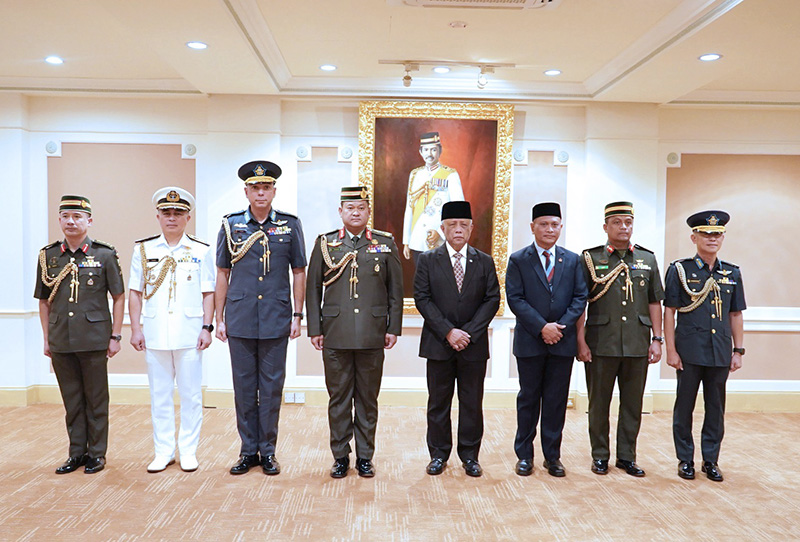 THREE ROYAL BRUNEI ARMED FORCES SENIOR OFFICERS PROMOTED