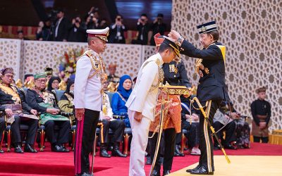 HIS MAJESTY THE SULTAN AND YANG DI-PERTUAN OF BRUNEI DARUSSALAM CONFERRED THE MOST EXALTED ORDER OF PADUKA KEBERANIAN LAILA TERBILANG (D.P.K.T) TO CHIEF OF DEFENCE FORCES, SINGAPORE ARMED FORCES