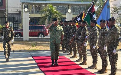 COMMANDER OF ROYAL BRUNEI ARMED FORCES HELD A COURTESY CALL WITH CHIEF OF DEFENCE FORCE OF TIMOR LESTE’S DEFENCE FORCE DURING THE 50TH ANNIVERSARY OF FORCAS ARMADAS DA LIBERTACAO NACIONAL DE TIMOR-LESTE (FALINTIL)