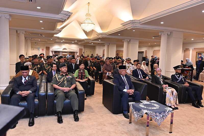 THE CLOSING CEREMONY OF THE 20TH EXECUTIVE DEVELOPMENT PROGRAMME (EDP) FOR SENIOR GOVERNMENT OFFICIALS HOSTED BY THE MINISTRY OF DEFENCE