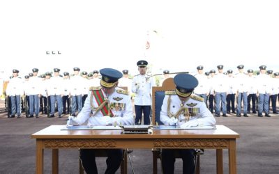 CHANGE OF COMMAND CEREMONY FOR THE COMMANDER OF THE ROYAL BRUNEI AIR FORCE