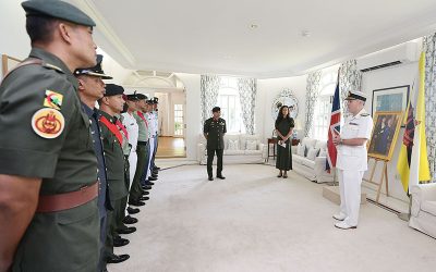 ROYAL BRUNEI ARMED FORCES PERSONNEL AWARDED KING CHARLES III CORONATION MEDAL