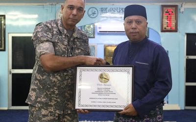 HANDOVER CEREMONY OF THE TITIAN AMAL PROJECT IN CONJUNCTION WITH THE ROYAL BRUNEI ARMED FORCES 63RD ANNIVERSARY AT KAMPONG SABA, MUKIM SABA, BRUNEI MUARA DISTRICT
