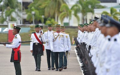 PASSING OUT PARADE CEREMONY FOR THE 177TH INTAKE MALE RECRUITS OF THE ROYAL BRUNEI ARMED FORCES