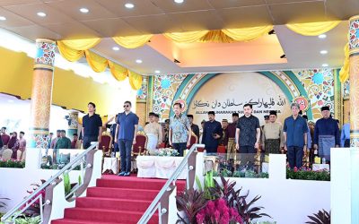 MINISTRY OF DEFENCE PARTICIPATES IN THE GET-TOGETHER CEREMONY WITH CITIZENS AND RESIDENTS OF BELAIT IN CONJUNCTION WITH HIS MAJESTY’S 79TH BIRTHDAY CELEBRATION