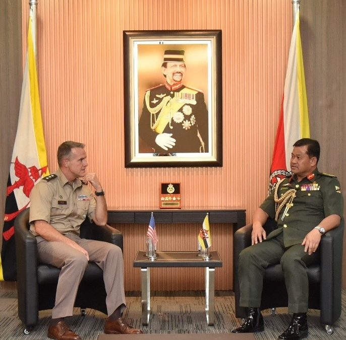 ROYAL BRUNEI ARMED FORCES COMMANDER RECEIVES COURTESY CALL FROM DEPUTY COMMANDER, UNITED STATES INDO-PACIFIC COMMAND