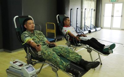BLOOD DONATION CAMPAIGN AT BOLKIAH GARRISON IN CONJUNCTION WITH THE ROYAL BRUNEI ARMED FORCES 63RD ANNIVERSARY