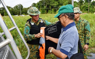 HUMANITARIAN ASSISTANCE AND DISASTER RELIEF RESPONSE BY THE CIVIL-MILITARY COORDINATION PLATOON OF THE SECOND BATTALION ROYAL BRUNEI LAND FORCES