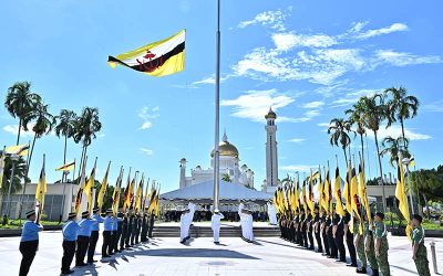 FLAG LOWERING CEREMONY IN CONJUNCTION WITH HIS MAJESTY’S 79TH BIRTHDAY CELEBRATION
