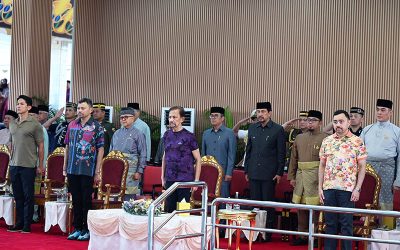 MINISTRY OF DEFENCE PARTICIPATES IN THE GET-TOGETHER CEREMONY WITH CITIZENS AND RESIDENTS OF BRUNEI MUARA IN CONJUNCTION WITH HIS MAJESTY’S 79TH BIRTHDAY CELEBRATION
