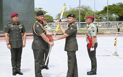 FLAG HANDOVER CEREMONY TO DEPARTING MEMBERS OF THE INDEPENDENT DECOMMISSIONING BODY VERIFICATION, MONITORING AND ASSISTANCE TEAM 7/2025 (IDB VMAT 7/2025) IN MINDANAO, REPUBLIC OF THE PHILIPPINES