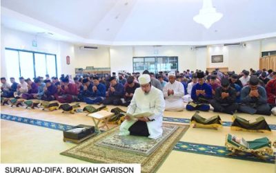 MINISTRY OF DEFENCE HELD A DOA KESYUKURAN CEREMONY TO MARK BRUNEI DARUSSALAM’S 42ND NATIONAL DAY CELEBRATION