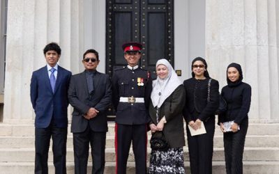 HER ROYAL HIGHNESS PRINCESS HAJAH RASHIDAH SA’ADATUL BOLKIAH ATTENDS THE COMMISSIONING COURSE 252 SOVEREIGN’S PARADE