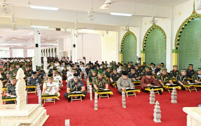 MINISTRY OF DEFENCE AND ROYAL BRUNEI ARMED FORCES HELD A SURAH YASIN AND TAHLIL CEREMONY AT THE ROYAL MAUSOLEUM IN CONJUNCTION WITH THE ROYAL BRUNEI ARMED FORCES 65TH ANNIVERSARY CELEBRATION