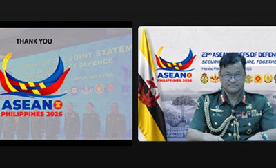 THE 23RD ASEAN CHIEFS OF DEFENCE FORCES MEETING WAS HELD VIRTUALLY