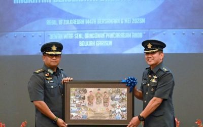 POSTERS DISTRIBUTION CEREMONY TO MARK THE ROYAL BRUNEI ARMED FORCES 65TH ANNIVERSARY
