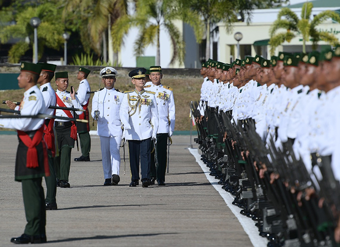 PASSING-OUT PARADE CEREMONY FOR MALE RECRUITS OF THE 179TH INTAKE OF THE ROYAL BRUNEI ARMED FORCES