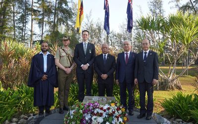 MINISTER AT THE PRIME MINISTER’S OFFICE AND MINISTER OF DEFENCE II ATTENDS ANZAC DAY