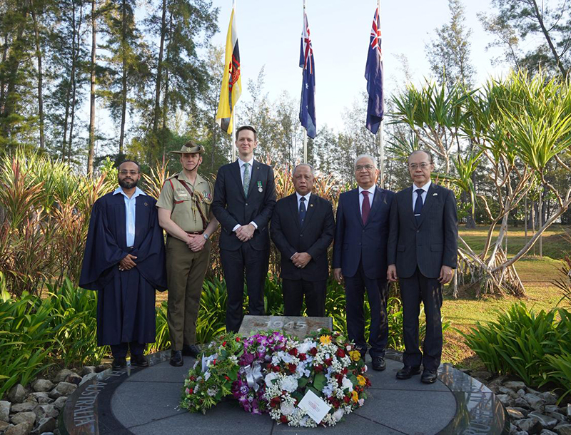 MINISTER AT THE PRIME MINISTER’S OFFICE AND MINISTER OF DEFENCE II ATTENDS ANZAC DAY