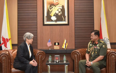 ROYAL BRUNEI ARMED FORCES COMMANDER RECEIVES COURTESY CALL FROM DIRECTOR OF DKI APCSS