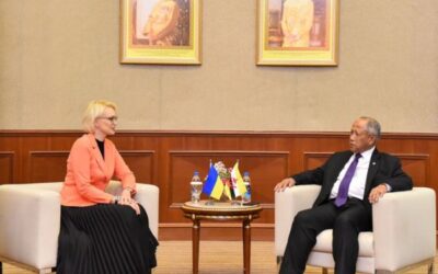 MINISTER AT THE PRIME MINISTER’S OFFICE AND MINISTER OF DEFENCE II RECEIVES A COURTESY CALL FROM NON-RESIDENT AMBASSADOR OF UKRAINE TO BRUNEI DARUSSALAM