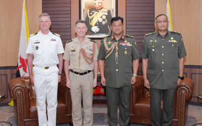 COURTESY CALL BY OUTGOING DEFENCE ATTACHÉ OF THE KINGDOM OF THE NETHERLANDS TO COMMANDER OF THE ROYAL BRUNEI ARMED FORCES