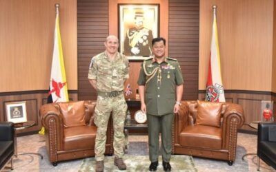 COURTESY CALL BY COMMANDER 16 AIR ASSAULT BRIGADE COMBAT TEAM TO COMMANDER OF THE ROYAL BRUNEI ARMED FORCES