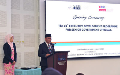 THE OPENING CEREMONY OF THE 21ST EXECUTIVE DEVELOPMENT PROGRAMME (EDP 21/2026) FOR SENIOR GOVERNMENT OFFICIALS BY THE MINISTRY OF DEFENCE