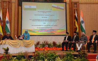BRUNEI DARUSSALAM AND INDIA SIGN MOU ON DEFENCE COOPERATION