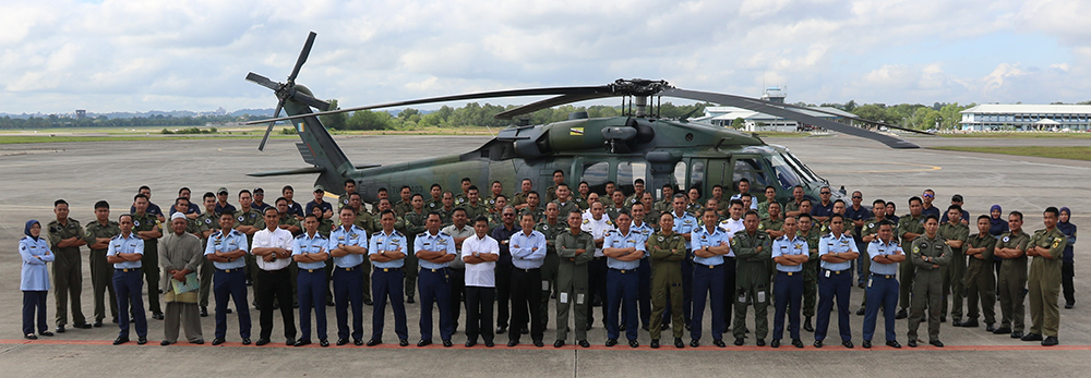 BLACKHAWK S70A FLIGHT OPERATIONS ENDS WITH A CEREMONIAL TRIBUTE