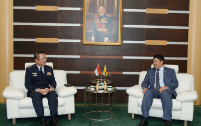 DEPUTY MINISTER OF DEFENCE RECEIVED FAREWELL CALL BY SINGAPORE’S CHIEF OF AIR FORCE