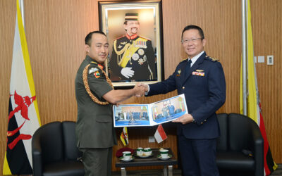 RBAF COMMANDER RECEIVED FAREWELL CALL FROM OUTGOING SINGAPORE’S CHIEF OF AIR FORCE
