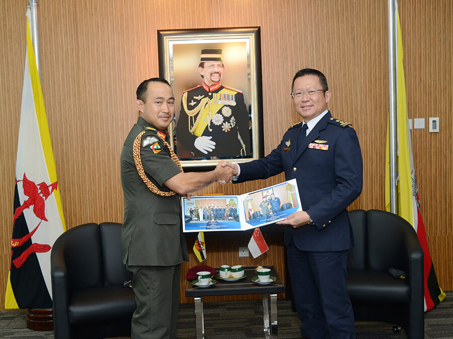 RBAF COMMANDER RECEIVED FAREWELL CALL FROM OUTGOING SINGAPORE’S CHIEF OF AIR FORCE