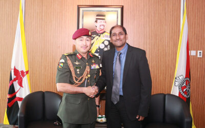 RBAF COMMANDER RECEIVED FAREWELL CALL FROM HIGH COMMISSIONER OF  SINGAPORE