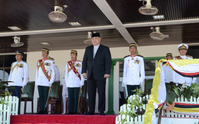 PASSING OUT PARADE FOR INTAKE 155TH MALE RECRUITS