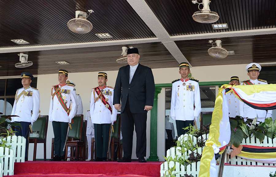 PASSING OUT PARADE FOR INTAKE 155TH MALE RECRUITS