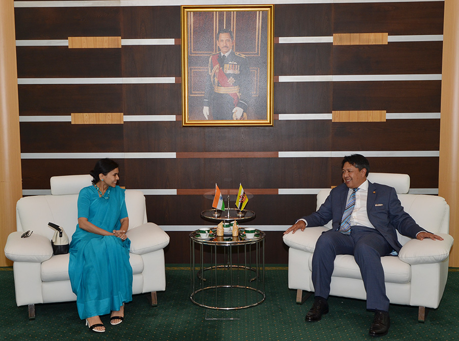 INTRODUCTORY CALL BY HIGH COMMISSIONER OF REPUBLIC OF INDIA TO BRUNEI DARUSSALAM