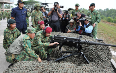 CROWN PRINCE VISITS EXERCISE HIKMAT BERSATU V
