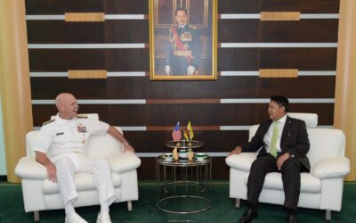 COURTESY CALL BY THE US PACIFIC FLEET COMMANDER TO DEPUTY MINISTER OF DEFENCE