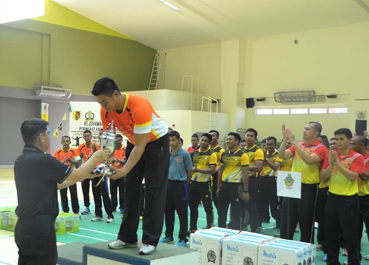 RBLF EMERGED CHAMPION OF THE RBAF BADMINTON TOURNAMENT