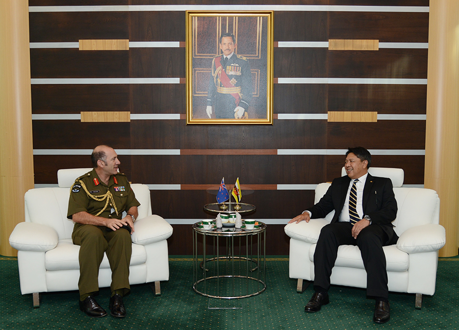COURTESY CALL BY THE CHIEF OF ARMY, NEW ZEALAND DEFENCE FORCE, TO DEPUTY MINISTER OF DEFENCE