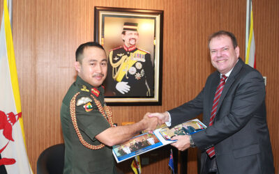 COURTESY CALL FROM THE NEW ZEALAND HIGH COMMISSIONER TO BRUNEI DARUSSALAM