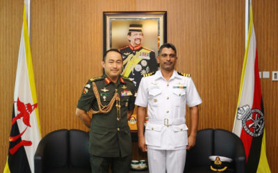 COURTESY CALL BY COMMANDING OFFICER, INDIAN NAVAL SHIP AIRAWAT