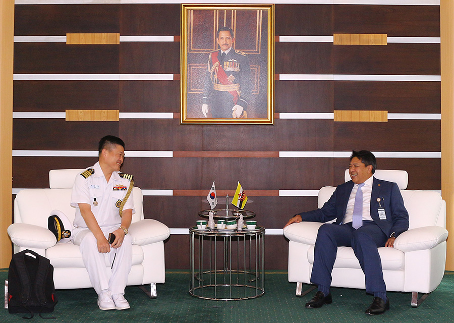 FAREWELL CALL BY REPUBLIC OF KOREA’S NON-RESIDENT DEFENCE ATTACHÉ TO BRUNEI DARUSSALAM