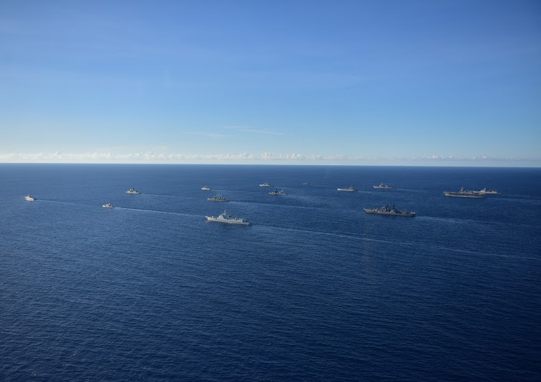 ADMM-PLUS NAVAL VESSELS SAIL OUT FOR SEA AND LAND PHASE OF EXERCISES