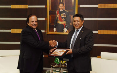 FAREWELL CALL BY HIGH COMMISSIONER OF PAKISTAN TO BRUNEI DARUSSALAM