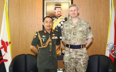 COURTESY CALL FROM GENERAL OFFICER COMMANDING REGIONAL COMMAND, BRITISH ARMED FORCES