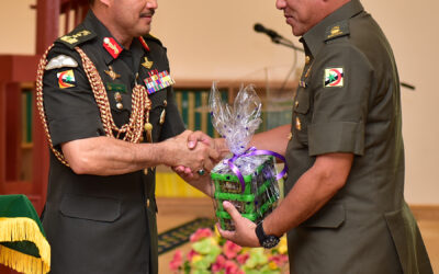 RBAF PERSONEL RECEIVES DISTRIBUTION OF DATES