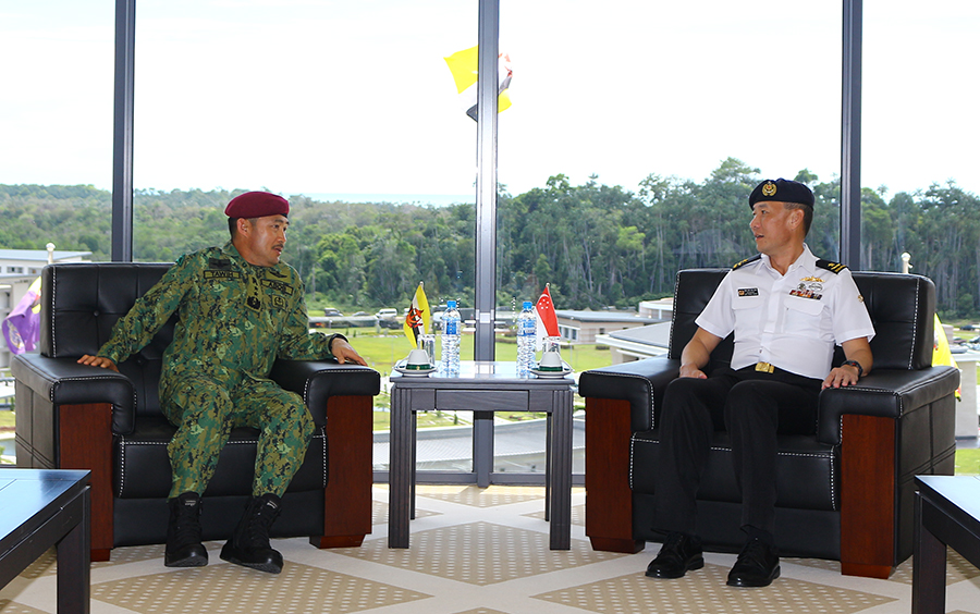 RBAF COMMANDER RECEIVES COURTESY CALL FROM COMMANDANT SAFTI MILITARY INSTITUTE, SAF